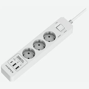 Сетевой фильтр Harper UCH-350 White PD3.0