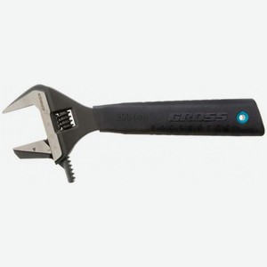Ключ разводной Gross 15572, переставная губка, 200 мм, CRV
