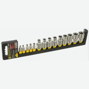 Набор головок BERGER BG2165 TORX (звездочка) 14 предметов