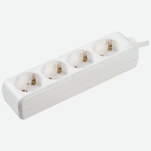 Удлинитель IEK У04 4 места 2P PE/5метров 3х1мм2 16А/250В WYP10-16-04-05-Z-N