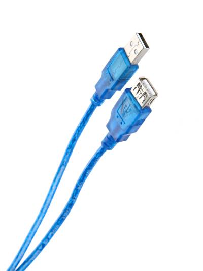 Кабель-удлинитель USB(Am)-USB(Af), 3 м, прозрачный, Telecom (VUS6956T-3M)