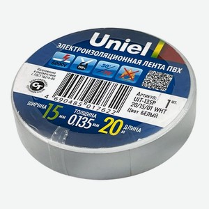 Изолента Юниэль 15мм*20м белая 4488