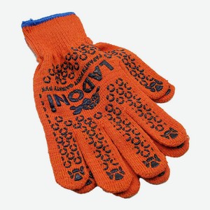 Перчатки ПВХ, оранжево-синие, 10 класс, р.10 526P