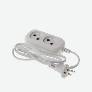 Сетевой фильтр Buro BU-PSL2.1/W 1.5м (2 розетки) белый