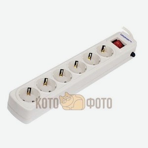 Сетевой фильтр Ippon BK212 1.8м (6 розеток) белый