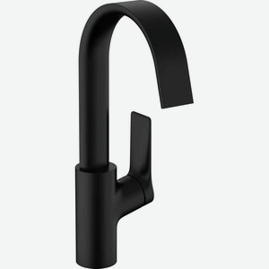 Смеситель Hansgrohe Vivenis для раковины 75030670, 210 с поворотный изливом, с донным клапаном, матовый черный