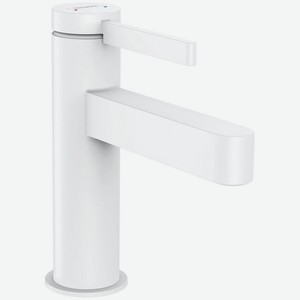 Смеситель Hansgrohe Finoris для раковины 76010700, 100 с донным клапаном Push-Open, белый матовый