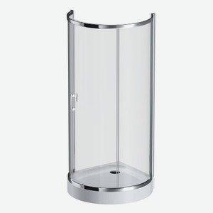 Душевое ограждение 95x95 AM.PM Like Round W83G-333-095CT, стекло прозрачное, проф хром глян