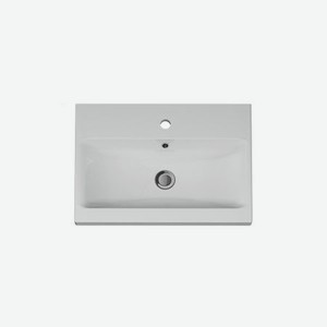 Раковина мебельная, керамическая, 60 см AM.PM GEM M90WCC0602WG GEM встроенная, цвет: белый, глянец