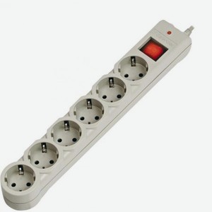 Сетевой фильтр Defender DFS 601 1,8 м, 6 розеток (99406)