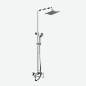 Душевая колонна Bravat Opal со смесителем для ванны, поворотный излив (F6125183CP-A-RUS)