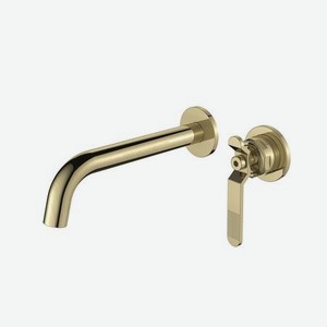 Смеситель для раковины настенный Bronze de Luxe 1760 S LOFT матовое золото (5530CG)