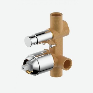 Скрытая часть встраиваемого смесителя Bravat (2-функц) Gina (D9100CP-ENG)