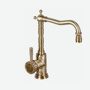 Смеситель однорычажный кухонный + поворотный аэратор Bronze de Luxe WINDSOR (10107K)