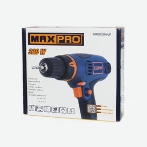 Дрель-шуруповерт MAX-PRO 85045, 320Вт