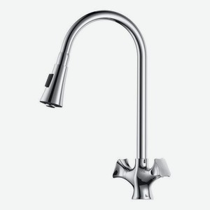 Смеситель для кухни D&K Hessen.Grimm с выдвижной лейкой (DA1382501)