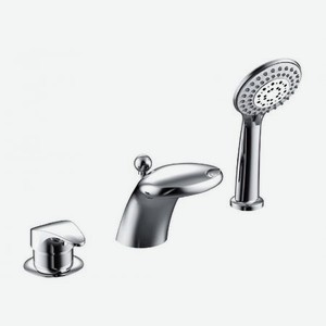 Встраиваемый смеситель на 3 отверстия Bravat Cobra (F5140197CP-1-RUS)