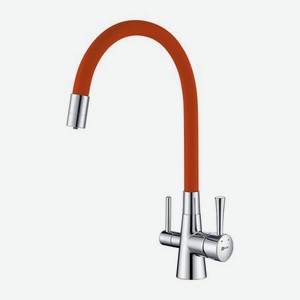 Смеситель Lemark Comfort (LM3075C-Orange) для кухни с подключением к фильтру с питьевой водой
