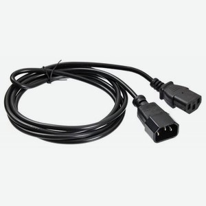 Кабель-удлинитель Buro AN23-1008 IEC C13 IEC C14 1.8м черный