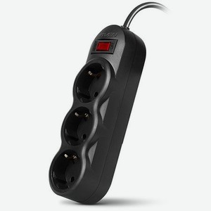 Сетевой фильтр Sven SF-03L 3.0м (3 розетки) черный