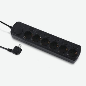 Сетевой фильтр Ippon BK252-SW 5м (6 розеток) черный