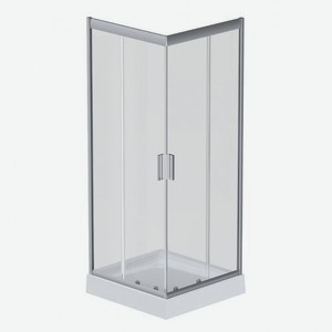 Душ.ограждение 90х90 квадрат AM.PM Gem W90G-403-090MT,стекло прозрачное,профиль мат. серебро, без поддона