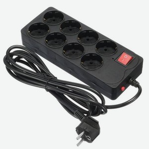 Сетевой фильтр Buro 800SH-3-B 3м (8 розеток) черный