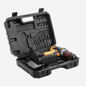 Дрель-шуруповерт аккумуляторная Deko DKCD20FU-Li Set 3 + набор 13 предметов 063-4177