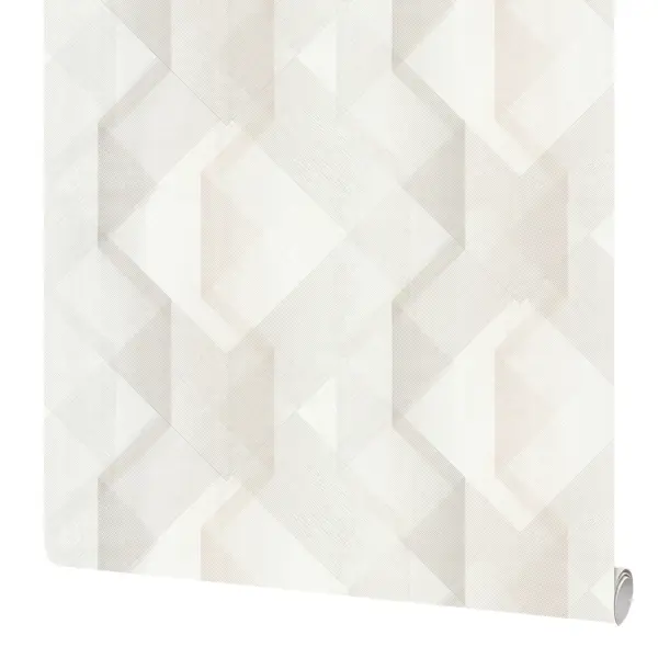 Обои флизелиновые Walldecor Exclusive Квадро серые 1.06 м 75326-14