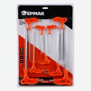 Ермак Набор Т-образных Torx Ключей T10-t15-t20-t25-t27-t30-t40-t45-t50р