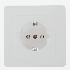 Розетка скрытой установки с заз. Intro Style 2P+E Schuko, 16А-250В, IP20, белая