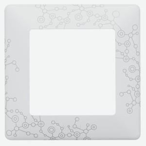 Рамка Legrand Valena LIFE Эл Грей 1-пост. (754121)