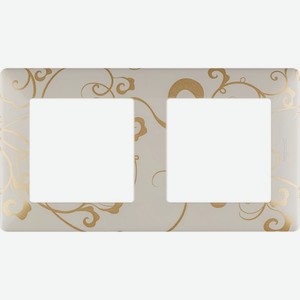 Рамка Legrand Valena LIFE Ампир бежевый 2-пост. (754112)