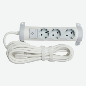 Удлинитель Legrand Комфорт 3Х2К+3 5 м бело-серый (694683)