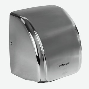 Сушилка для рук SONNEN HD-230S, 2100 Вт, нержавеющая сталь, антивандальная, хром 604195