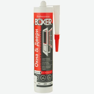 Boxer U, герметик силиконовый универсальный бесцветный, 260ml (1КОР-24шт)