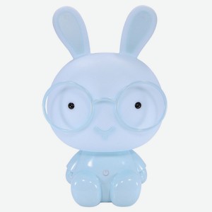Светильник Зайчик Bluetooth 28 см. голубой