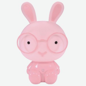 Светильник Зайчик Bluetooth 28 см. розовый