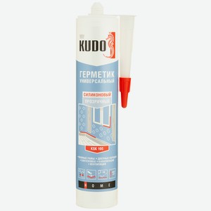 Герметик KUDO KSK-100 силиконовый универсальный прозрачный
