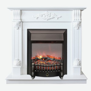 Каминокомплект OCTAVA WT с очагом fobos-s lux BL