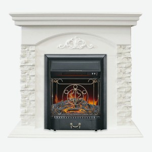 Каминокомплект ASPEN WT с очагом majestic-s lux BL