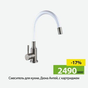 Смеситель для кухни, Дюна Антей, с картриджем
