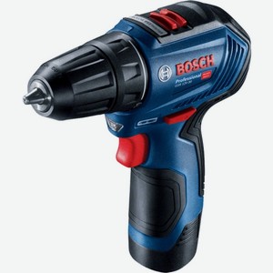 Аккумуляторная дрель-шуруповерт GSR 12V-30 Li-Ion 2.0 А-ч 12 В х2 кейс 30 Нм Bosch