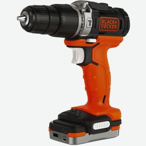 Аккумуляторная дрель-шуруповерт Black+Decker BDCHD12S1 1Ah Black & Decker