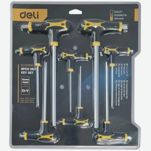 Набор шестигранных ключей Deli DL233108 8 штук Dell