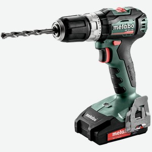 Аккумуляторная дрель-шуруповерт Ударная SB 18 L BL 2.0Ач х2 кейс 60 Нм Metabo