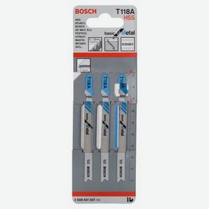 Набор пилок по металлу T 118 А 2608631507 Bosch