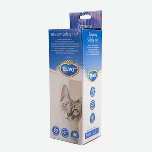 Защитная сетка для балкона DUVO+ Кошка на выгуле  300x200см (Бельгия)