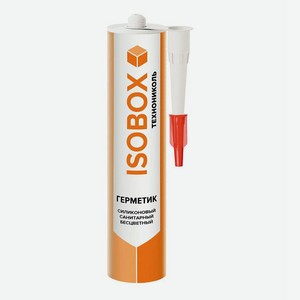 Герметик универсальный Технониколь Isobox силиконовый прозрачный 260 мл