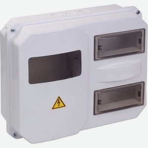 Щит распределительный IEK (MSP112-1-55) ЩУРн-П 1/12 IP55 для уст.счет. навесной 322мм 109мм 270мм 40